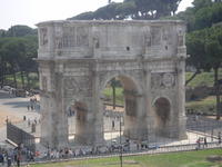 arch from colosseum