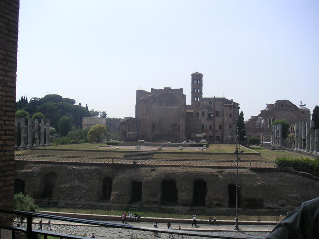view from colosseum