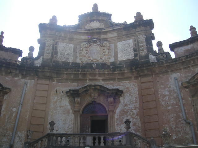 outside villa